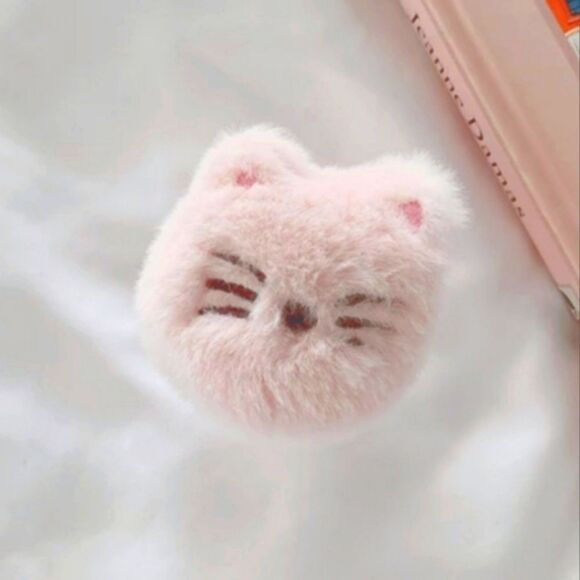 Fluffy Cat Phone Grip - Picture 1 of 6